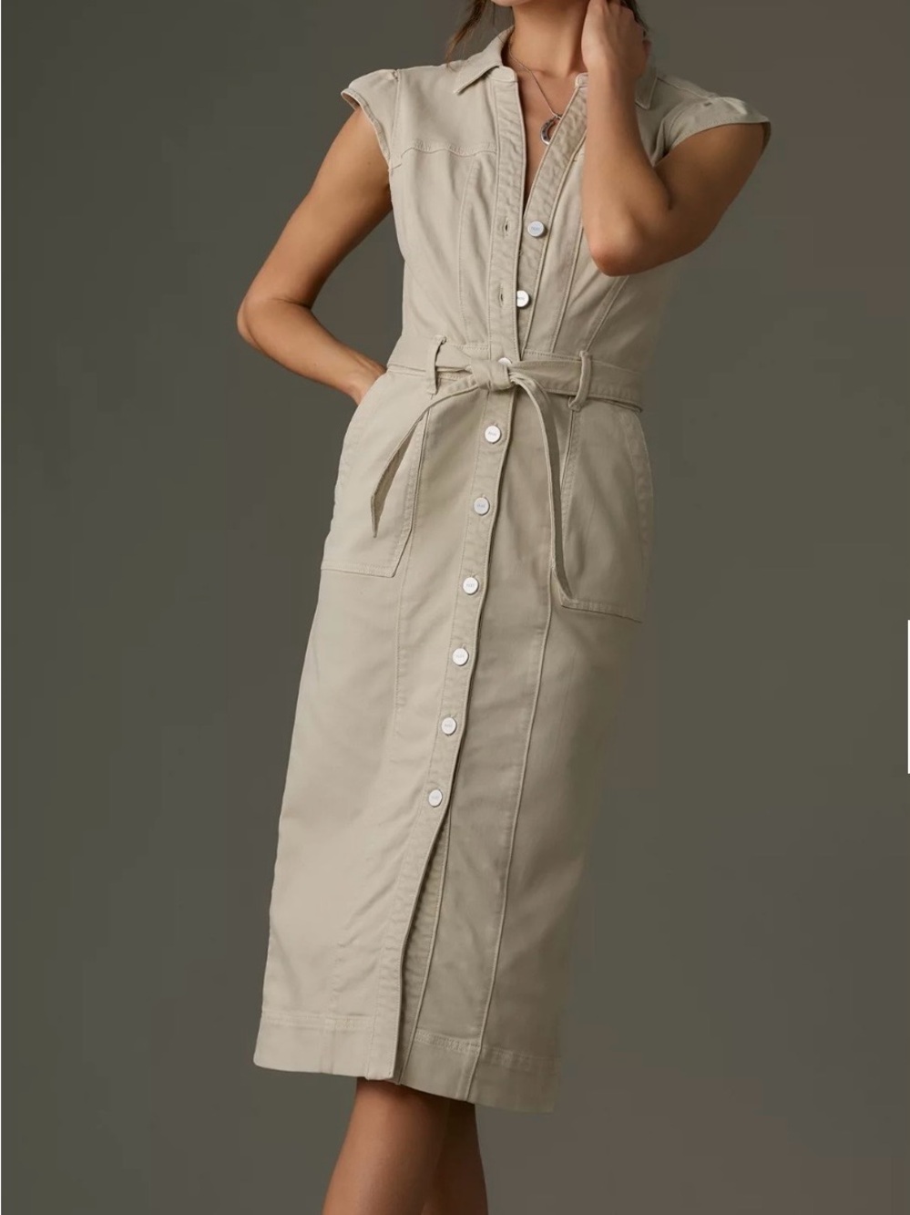 PAIGE Jaxsyn Midi Dress Size 2